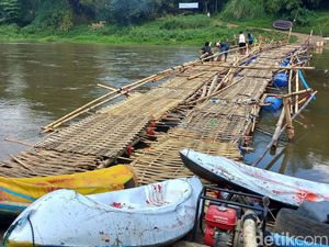 Jembatan Sesek Beton Solo Ditutup Sementara