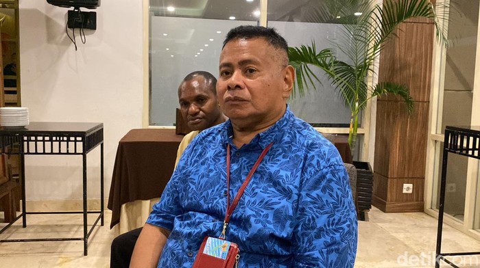 Kuasa Hukum Lukas Enembe, Alloysius Renwarin di Jayapura.