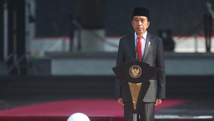Melihat Lagi Momen Jokowi Pimpin Upacara Kesaktian Pancasila Presiden Jokowi memimpin upacara peringatan Hari Kesaktian Pancasila di Monumen Pancasila Sakti, Lubang Buaya, Jakarta Timur.