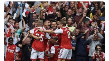 London Utara adalah milik Arsenal. Foto: Twitter