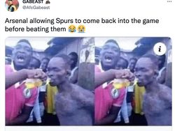 Meme-meme Lucu Arsenal Kandaskan Tottenham