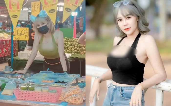 Penjual Cantik Berbaju Seksi, Susu Kedelai di Tempat Ini Diantre Pembeli