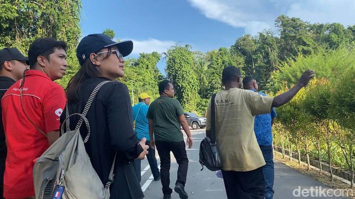 Suasana di kediaman Gubernur Papua Lukas Enembe.