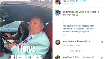 Ini dia video Vice President of Procurement Apple Tony Blevins yang viral setelah diunggah oleh Daniel. Blevins terdengar mengucapkan komentar seksis di video tersebut, yang membuat Apple membuka investigasi internal dan mencabut posisinya sebagai pemimpin tim. Blevins sekarang tidak lagi bekerja di Apple. Foto: Instagram/Daniel Mac