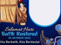 50 Twibbon Hari Batik Nasional 2022 Yang Keren Dengan Berbagai Corak