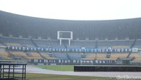 Suasana Stadion GBLA usai laga Persib Bandung vs Persija Jakarta ditunda imbas tragedi Kanjuruhan (Foto: Bima Bagaskara/detikJabar).