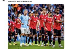 Erling Haaland Menggila, Meme MU Babak Belur Oleh Man City