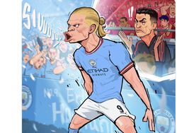 Erling Haaland Menggila, Meme MU Babak Belur Oleh Man City