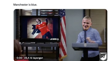 Ini merupakan hat-trick ketiga dalam tiga laga terakhir. Luar biasa! Foto: Twitter