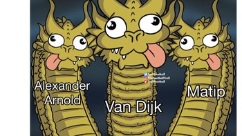 Pertahanan Liverpool musim ini, duh. Foto: Twitter