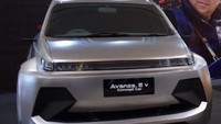 Ini wujud Avanza Concept EV bikinan Atta Halilintar. Tampangnya terkesan futuristis, terlihat lebih lebar, serta desain lampu yang sekilas mirip Hyundai IONIQ 5. Foto: IMX