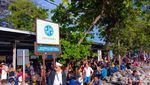 Indahnya Pagi di Pantai Matahari Terbit