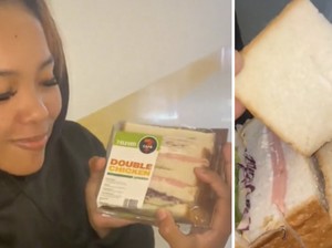 Zonk! Beli Sandwich Double Isian, Realitanya Bikin Meringis