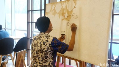 Serunya Ngebatik Pakai Kopi, Cara Baru Hilangkan Stres