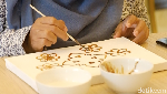Serunya Ngebatik Pakai Kopi, Cara Baru Hilangkan Stres