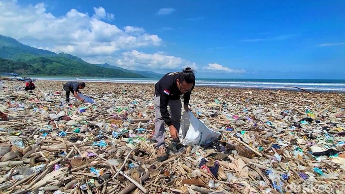 Aksi Pemuda Loji Sulap Lautan Sampah di Pantai Jadi Bahan Utama Cofiring PLTU