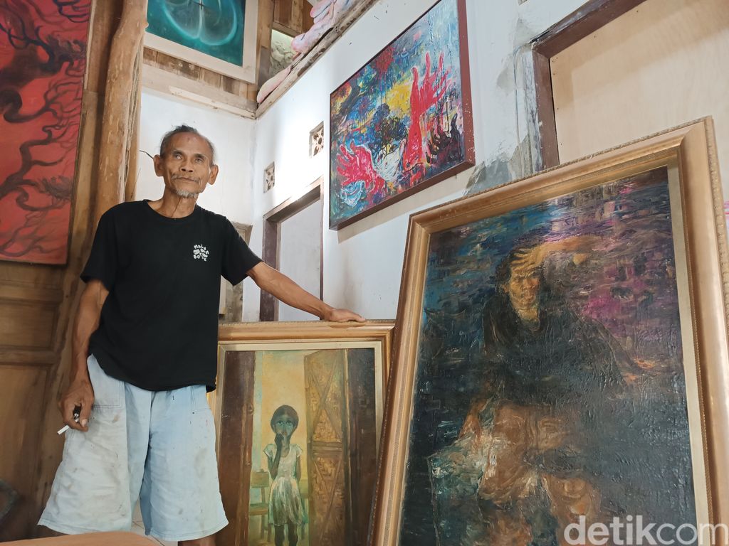 Gebar Sasmita berusia 73, dulu pernah dituduh PKI. (Bahtiar Rifai/detikcom)