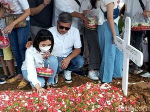 Gisel Balik ke Bali Temani Gempi Usai Hadiri Pemakaman Ibu Gading Marten