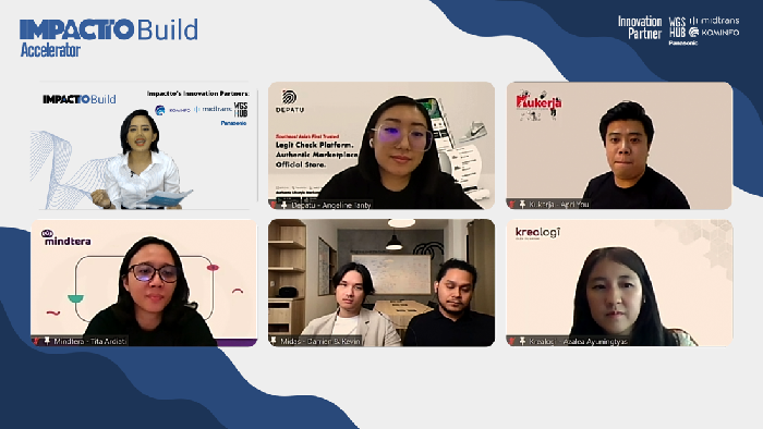 Sebanyak lima perusahaan rintisan (startup) dinyatakan lulus dari program inklubasi platform kolektif Impactto.
