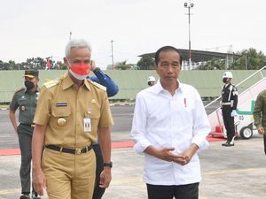 Ganjar Bertemu Jokowi di Istana