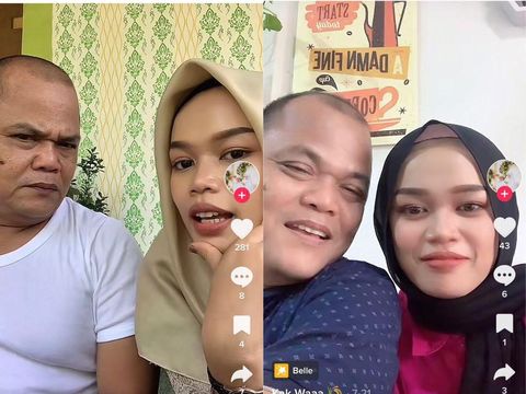 Kisah pasangan beda usia viral di media sosial.
