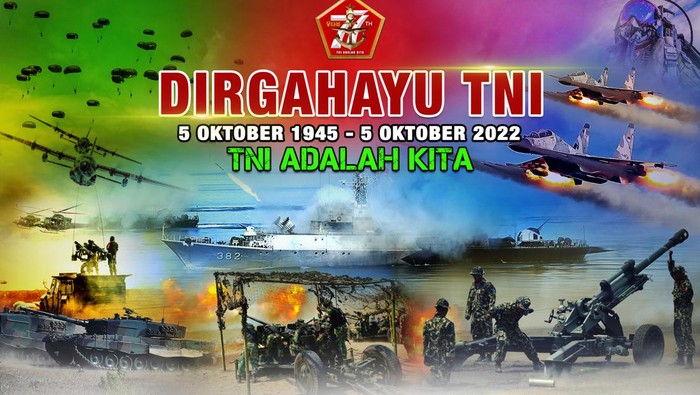 Logo HUT TNI 2022 digunakan sebagai simbol peringatan hari besar TNI tahun ini. Berikut ini visualisasi logo HUT TNI ke-77 beserta link downloadnya.