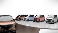 Nissan Sakura ditawarkan dalam beberapa pilihan warna. Foto: Nissan