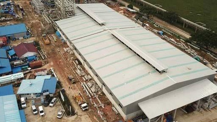 Pembangunan Pabrik Amonium Nitrat milik BUMN PT Dahana dan Pupuk Kaltim di Bontang, Kaltim, dijadwalkan rampung awal 2023. Begini progresnya.