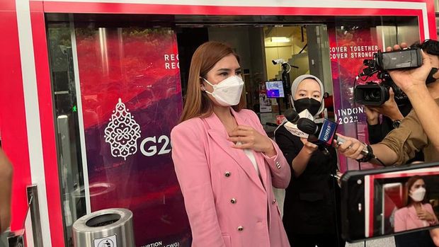 Pramugari PT RDG Airlines Tamara Anggraeny (Hanafi/detikcom)