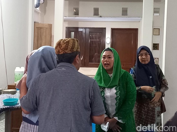 Putri Gus Dur, Zannuba Ariffah Chafsoh atau Yenny Wahid, di Ponpes Al-Muayyad Windan, Desa Makamhaji, Kecamatan Kartasura, Sukoharjo, Senin (3/10/2022).