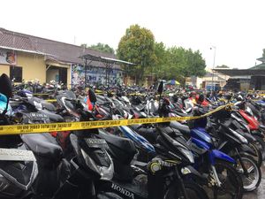 Razia Balap Liar, 282 Motor Diamankan di Mataram