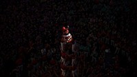 Peserta berusia muda dan memiliki berat yang ringan akan membentuk puncak menara, sementara peserta yang lebih berat akan membentuk dasar menara.