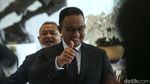 Semringahnya Anies Datangi DPP Partai NasDem