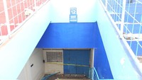 Pintu di tribun 12 Stadion Kanjuruhan/Foto: Muhammad Aminudin/detikJatim