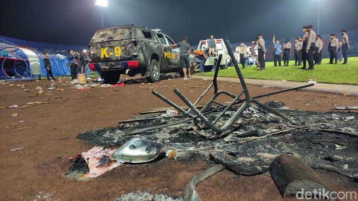 Stadion Kanjuruhan Kerusuhan terjadi di Stadion Kanjuruhan Malang pada Sabtu (1/10/2022) malam, hingga menewaskan 125 orang. Berikut ini potret stadion saat ini.