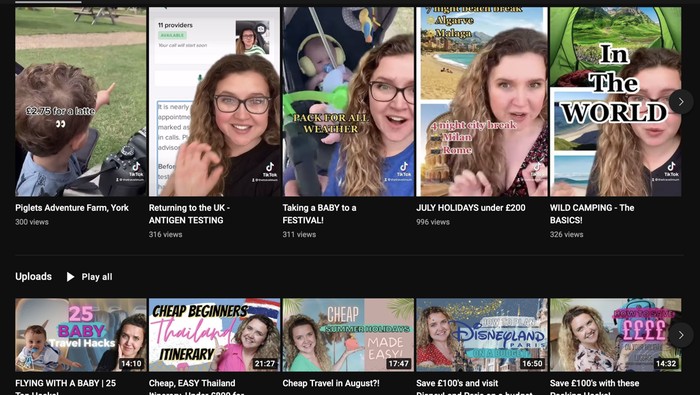 Tangkapan layar YT thetravelmum