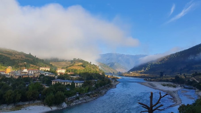 Pemandangan di Trans Bhutan Trail
