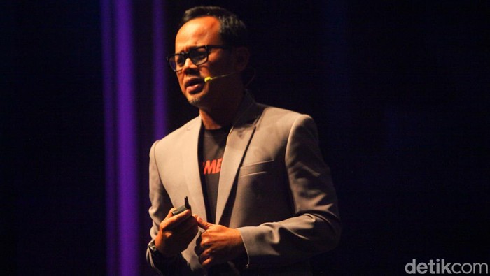 Wali Kota Bogor Bima Arya Sugiharto berbicara dalam acara Farewell Event for Anies Baswedan di Jakarta, Minggu (2/10/2022).
