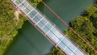 Ini Dia Jembatan Kaca Di China, Panjangnya Setengah Kilometer!