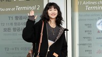Jung Ho Yeon sedang dalam perjalanan menuju sebuah kegiatan akhir pekan lalu. (Foto: Han Myung-Gu/WireImage) 
