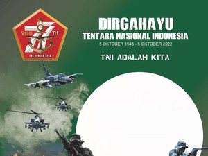 25 Link Twibbon HUT TNI 2022 dan Cara Pakainya