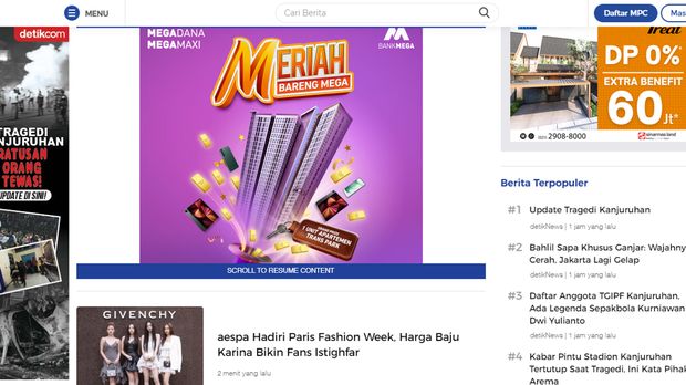 Contoh iklan penawaran.