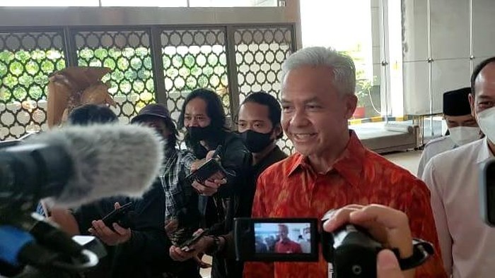Ganjar Pranowo di Semarang, Selasa (4/10/2022).