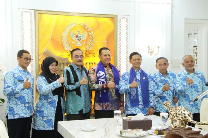 Ketua MPR RI Bambang Soesatyo bersama Ikatan Guru Indonesia (IGI)