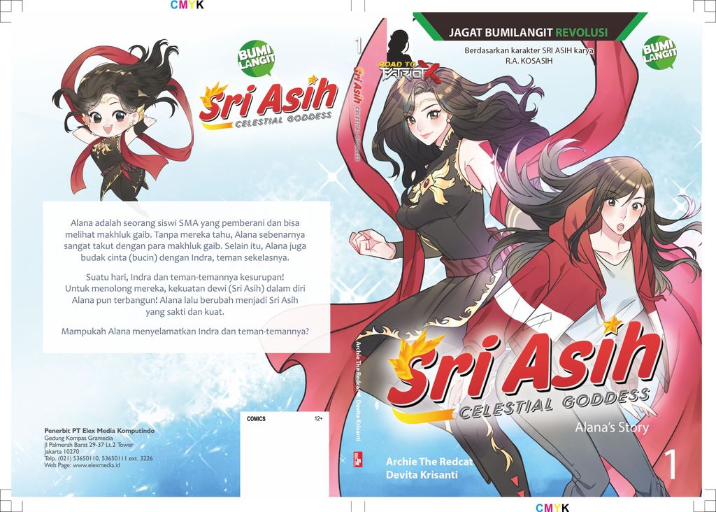 Komik Sri Asih: Celestial Goddess Alana's Story