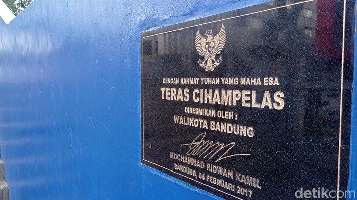 Kondisi Teras Cihampelas Bandung pascapandemi.