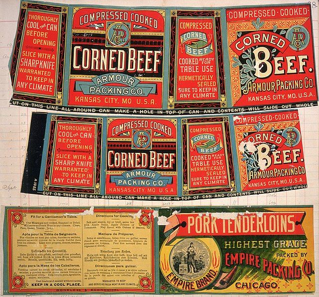 Contoh label makanan.