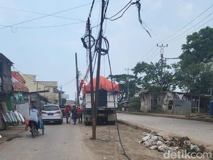 Progres Pemindahan Tiang Tengah Jl Perancis Capai 10%