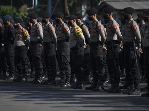 Polri Gelar Apel Pengamanan Natal dan Tahun Baru di Monas Pagi Ini