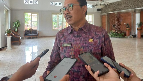 Sekkab Buleleng Gede Suyasa saat ditemui usai menerima audiensi dari BPN Buleleng, Selasa (4/10/2022).